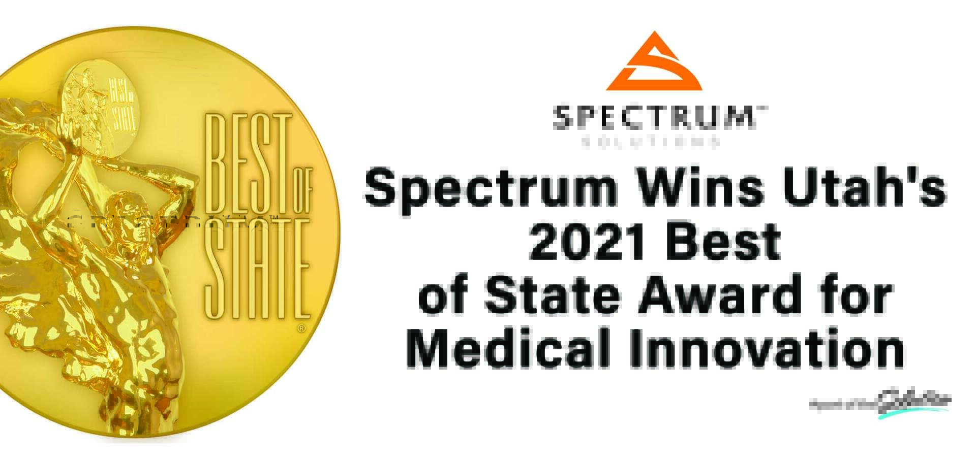 Spectrum Wins 2021 BEST OF STATE AWARD