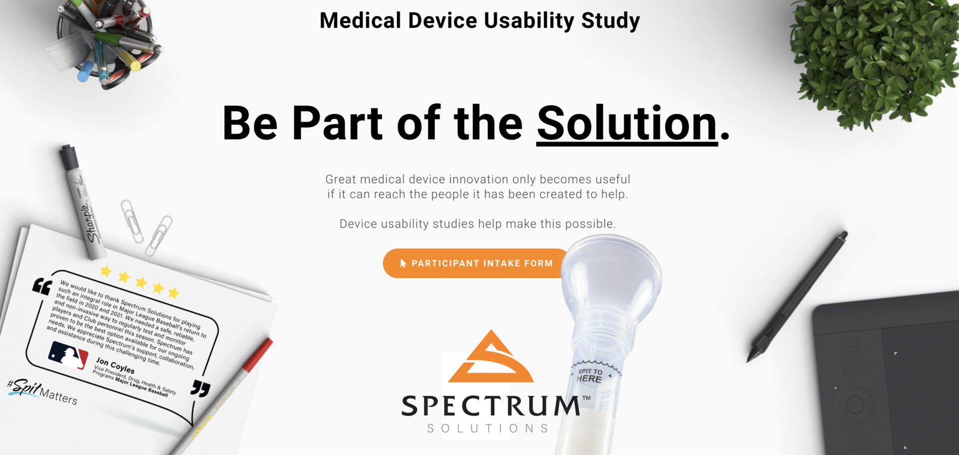 Medical Device Usability Study » Spectrum Solutions